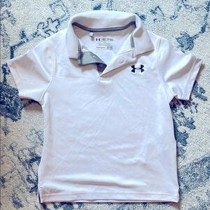 Under Armour White Performance Polo Shirt